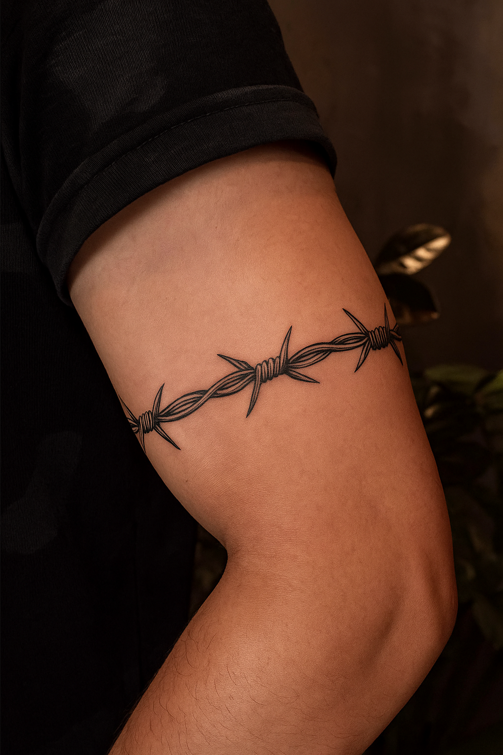 🖤 Tatouage temporaire “Barbelés”. 9,90€