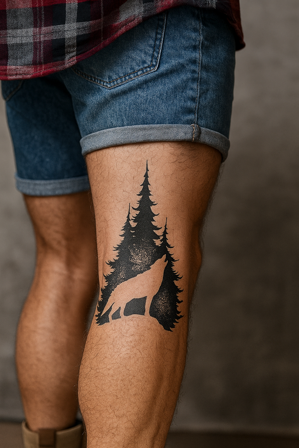 🐺 Tatouage temporaire “Loup Sauvage”. 11,90€