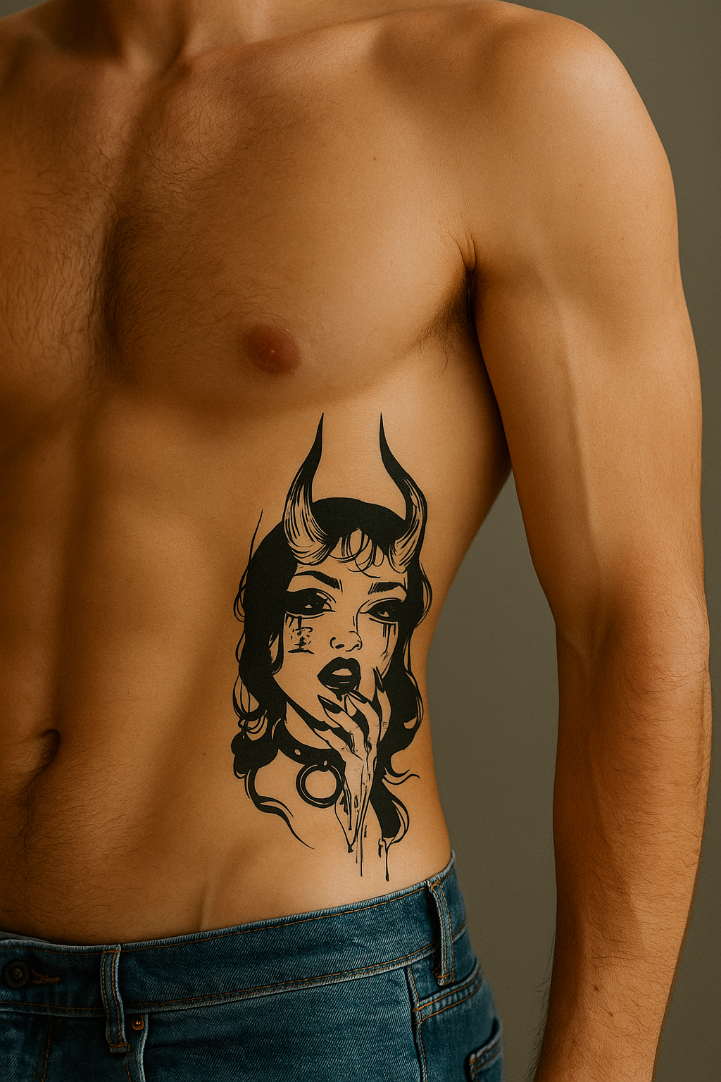😈 Tatouage temporaire “Demonia”. 16,90€