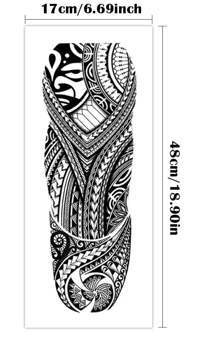 🌀 Tatouage temporaire “Tribal Legacy”. 19,90€